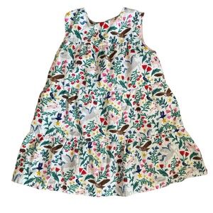 Baby Boden tiered sleeveless corduroy dress - Peculiar pets print - 2-3y 98cm